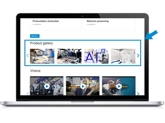 Product gallery